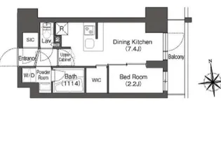 コンフォリア王子【9階】の間取り