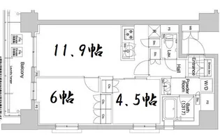 コンフォリア秋葉原EAST コンフォリア秋葉原EAST【5階】の間取り