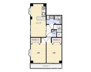 グリーン・パル【2階】の間取り