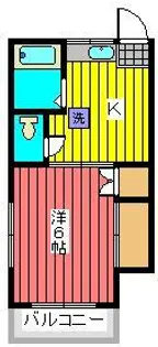 ルポーゼサカイ【2階】の間取り