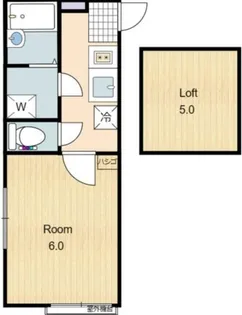 アザーレパッシオ向ケ丘遊園【1階】の間取り