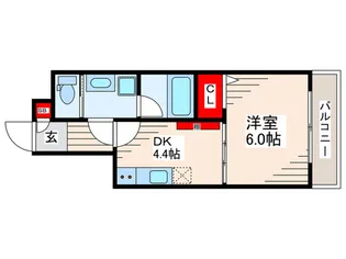 ジェイステージ西葛西【3階】の間取り