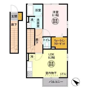 ラウレア【2階】の間取り