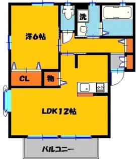 ヴェルデ【1階】の間取り