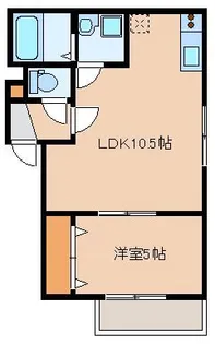 ma cherie R箱崎2【3階】の間取り