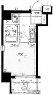 メインステージ大森駅前【6階】の間取り