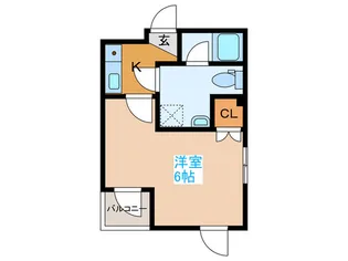 中野弥生町Apti【3階】の間取り