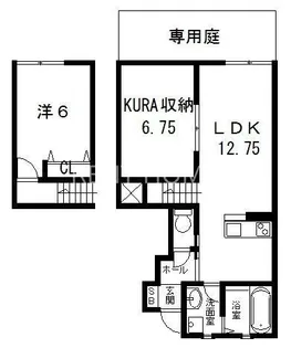 ベルコリーヌ太子【1階】の間取り