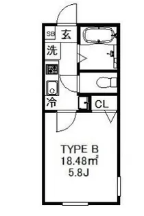 ベル ノワール ケー【3階】の間取り