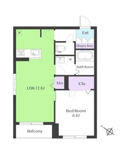 ガーデンレジデンス北嶺ウエスト棟【2階】の間取り