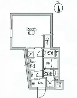 ラヴィエール学芸大学【1階】の間取り