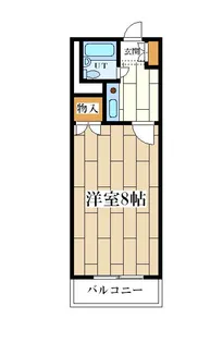 シャンクレール塚本【5階】の間取り