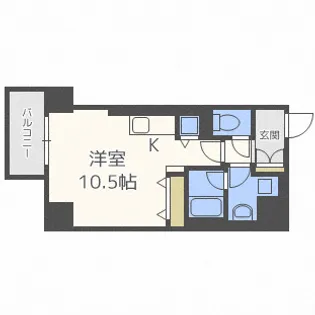 バロンドール【13階】の間取り