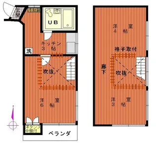 上板橋駅前アーバンライフ【2階】の間取り