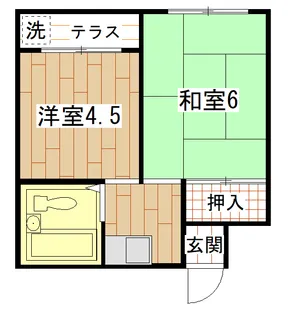 サンコーポ【2階】の間取り