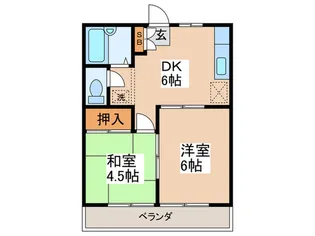 レイクサイド善福寺【2階】の間取り