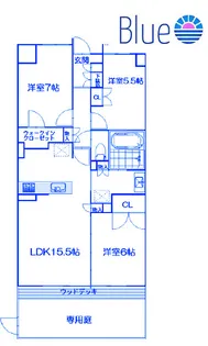 プレミスト湘南辻堂AQUA Face【3階】の間取り