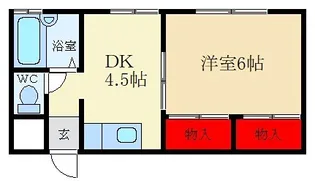 エスポワール【1階】の間取り