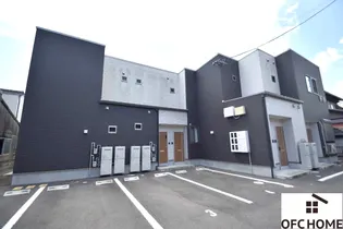 ラック庭瀬角部屋【1階】の外観