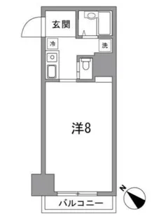 COCO GURANS MARUBISHI【4階】の間取り