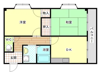 ドリームハイツ【3階】の間取り
