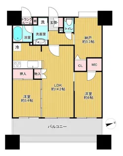 クレアメゾン青梅【10階】の間取り