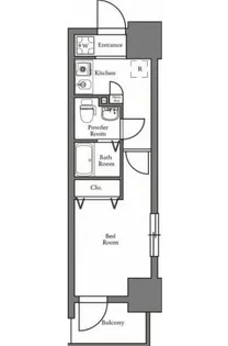 N stage久米川【3階】の間取り