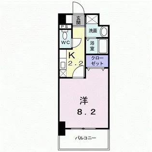 クラロ・アルドール【2階】の間取り