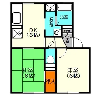 ハイツBe-5【1階】の間取り
