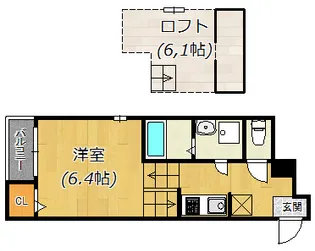 サンプレイス【2階】の間取り