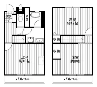 メゾンセレナイト【3階】の間取り