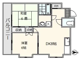 ファミール富士見ヶ丘【3階】の間取り
