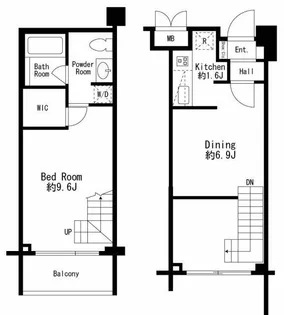 プライムアーバン用賀II【1階】の間取り