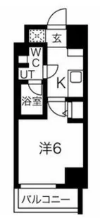 スパシエロッサ池袋【11階】の間取り