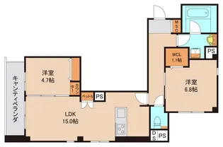 Victoire南流山【3階】の間取り