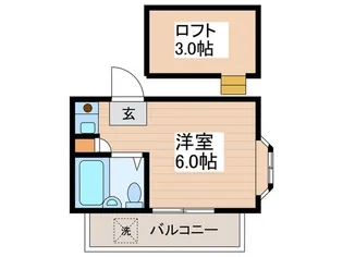 シティーパーク武蔵小金井【2階】の間取り