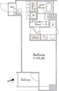 BluRock銀座イースト【10階】の間取り