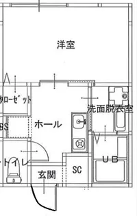ブラン霞【1階】の間取り