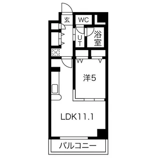 FONTANA FUKI【5階】の間取り
