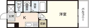 リバーサイド夢園【3階】の間取り