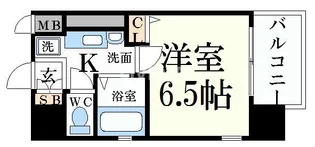 ベラジオ二条城前【2階】の間取り