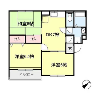 メゾン藤【3階】の間取り