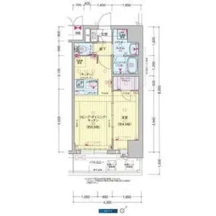 プレサンスDOMECITYコレーレ【7階】の間取り