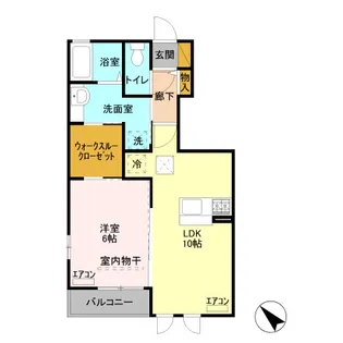 ガーデンハイツリリーフII【1階】の間取り