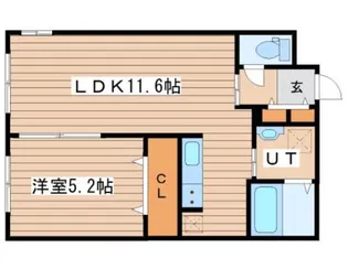 tomorrow山の手【1階】の間取り