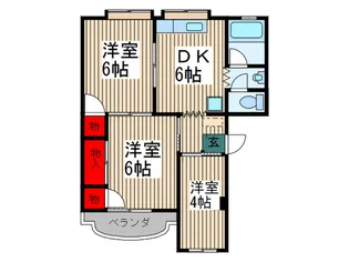 斉藤第1マンション【2階】の間取り