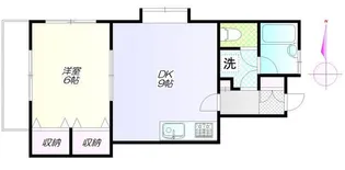 サザンヴィレッジ【3階】の間取り