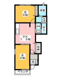 オプティII【1階】の間取り