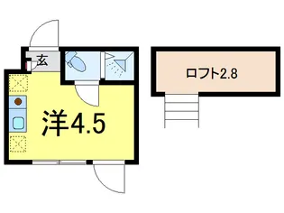 Glanz金町【2階】の間取り