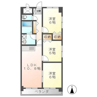 Avancer Nagara【3階】の間取り